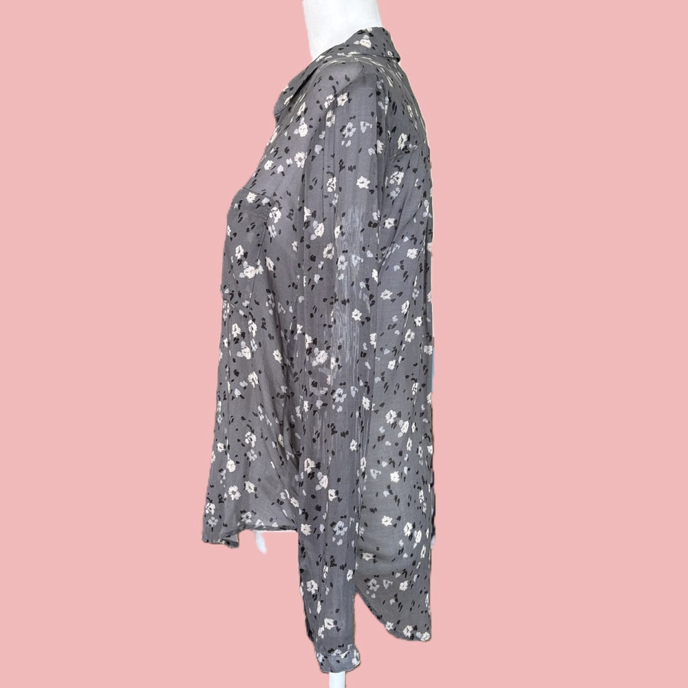 Anthropologie Cloth & Stone Floral Blouse Extra Small - Picture 2 of 13